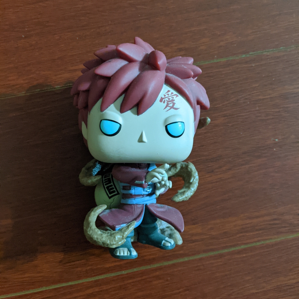 Funko Anime Figure - Burgundy and Teal